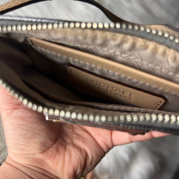 Michael Kors Silver Logo Wristlet - Picture 7 of 7